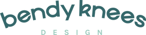 Bendy Knees Design Company logo