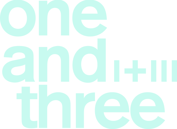 oneandthree Design Studio logo