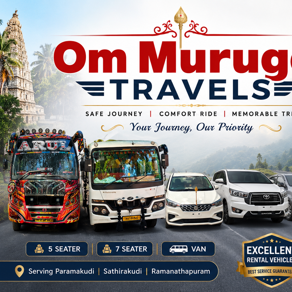 OM MURUGA TRAVELS & AGENCY logo