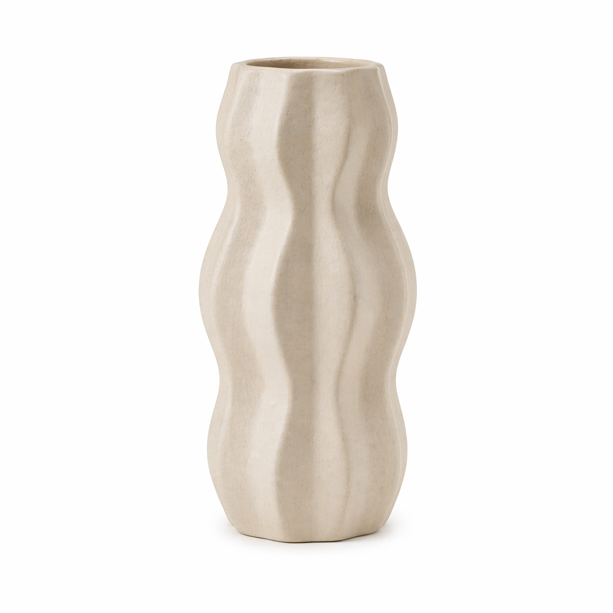 Sahara Wave Ceramic Vase