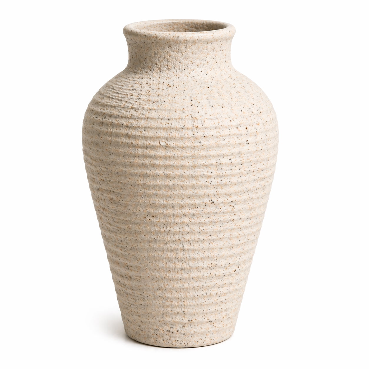 Sandstone Textured Ceramic Vase