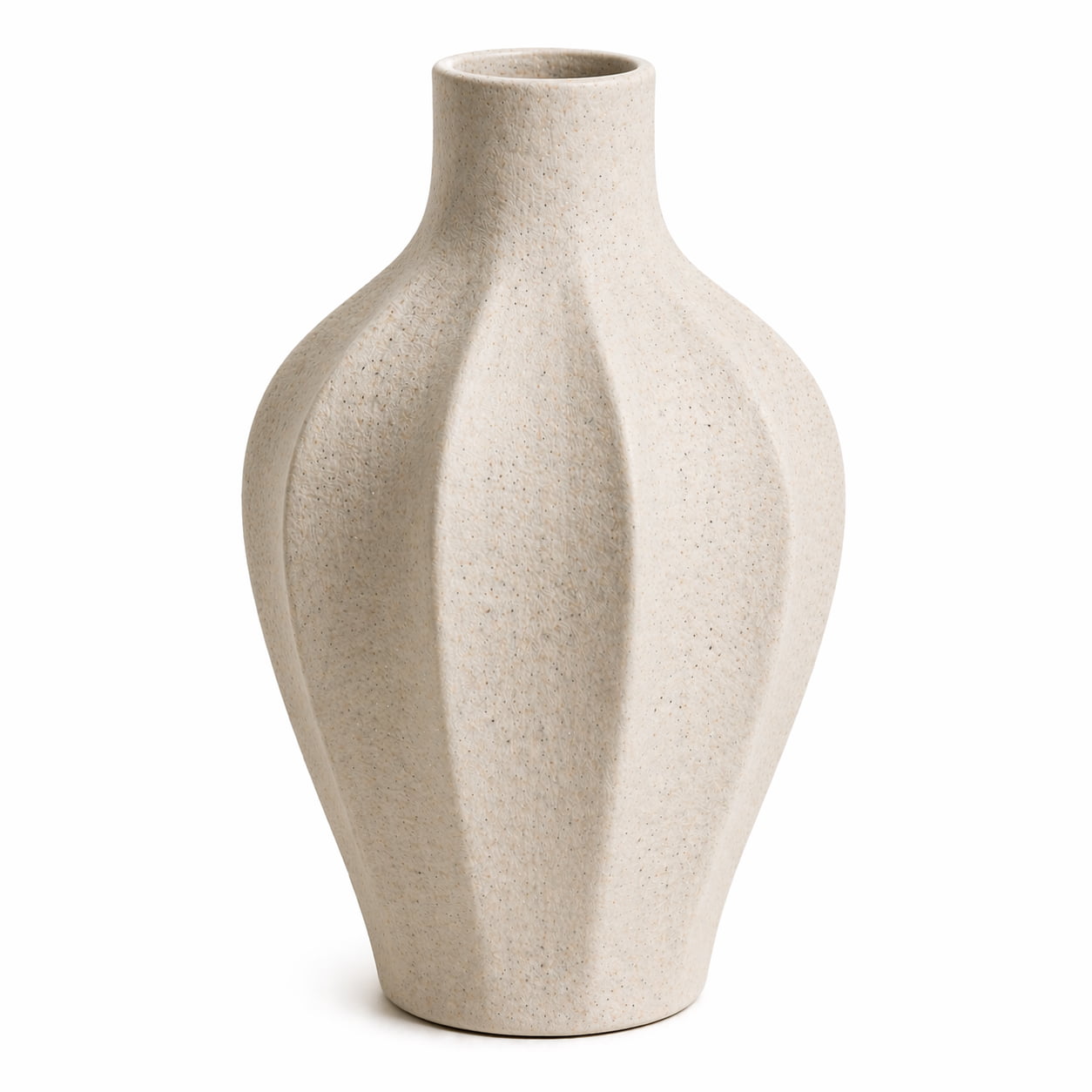 Stone Curve Sculpt Vase