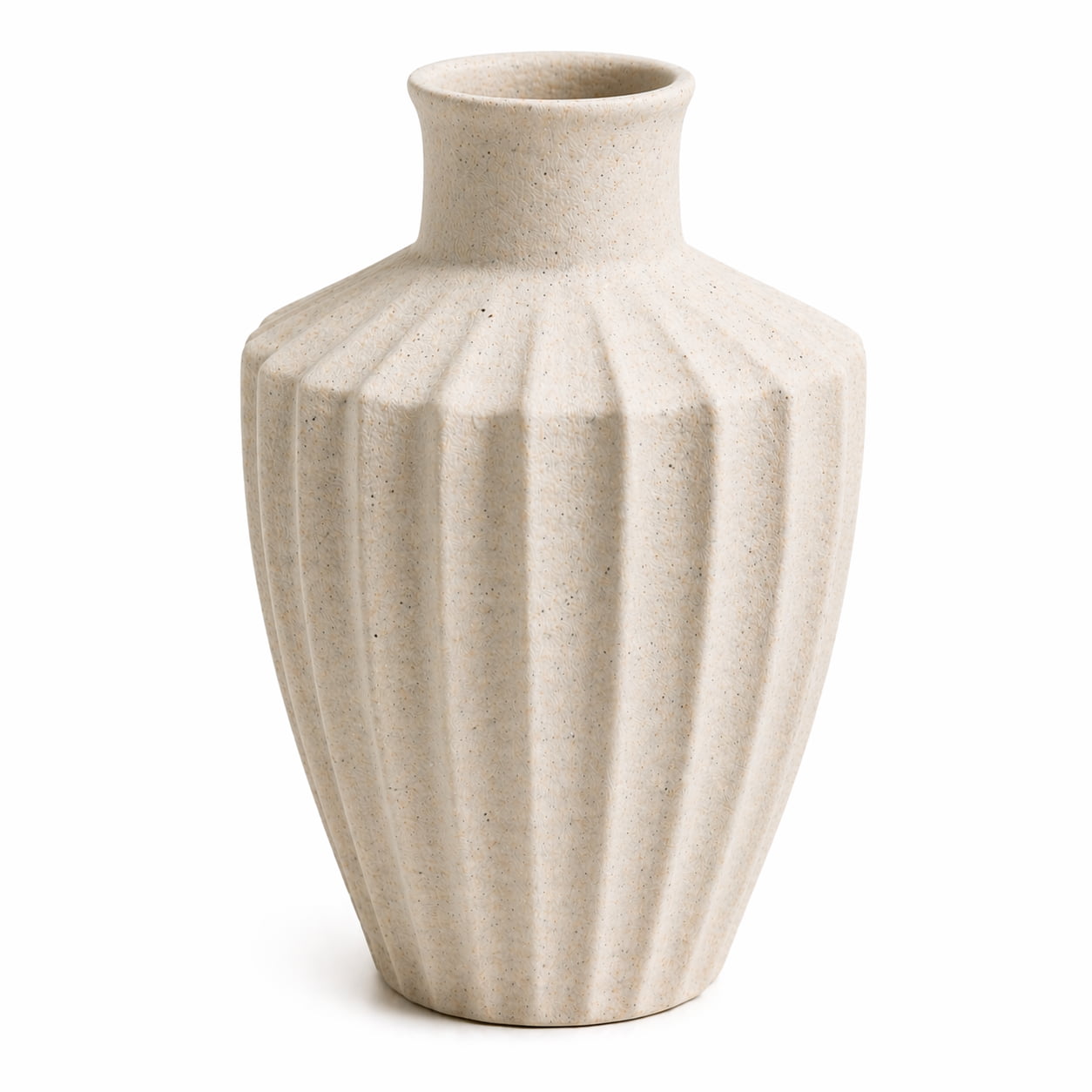 Heritage Flute Ceramic Vase