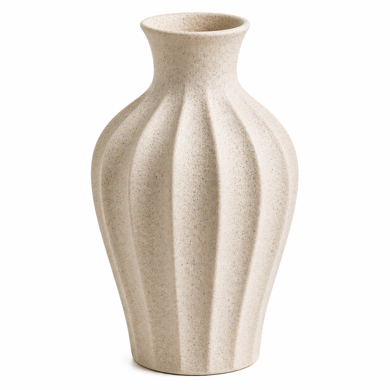 Elegant Crest Ceramic Vase
