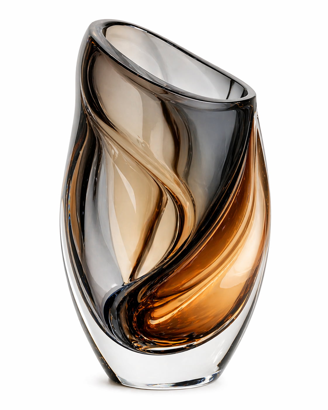 Twilight Fusion Glass Vase