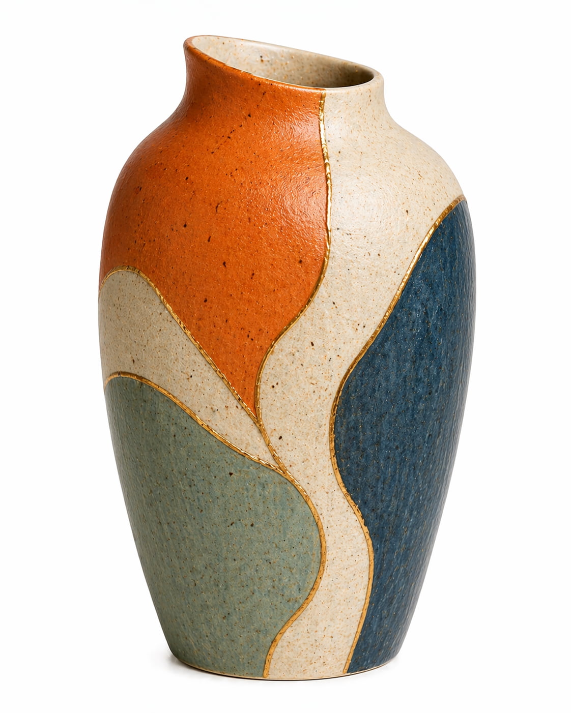 Artisan Mosaic Ceramic Vase
