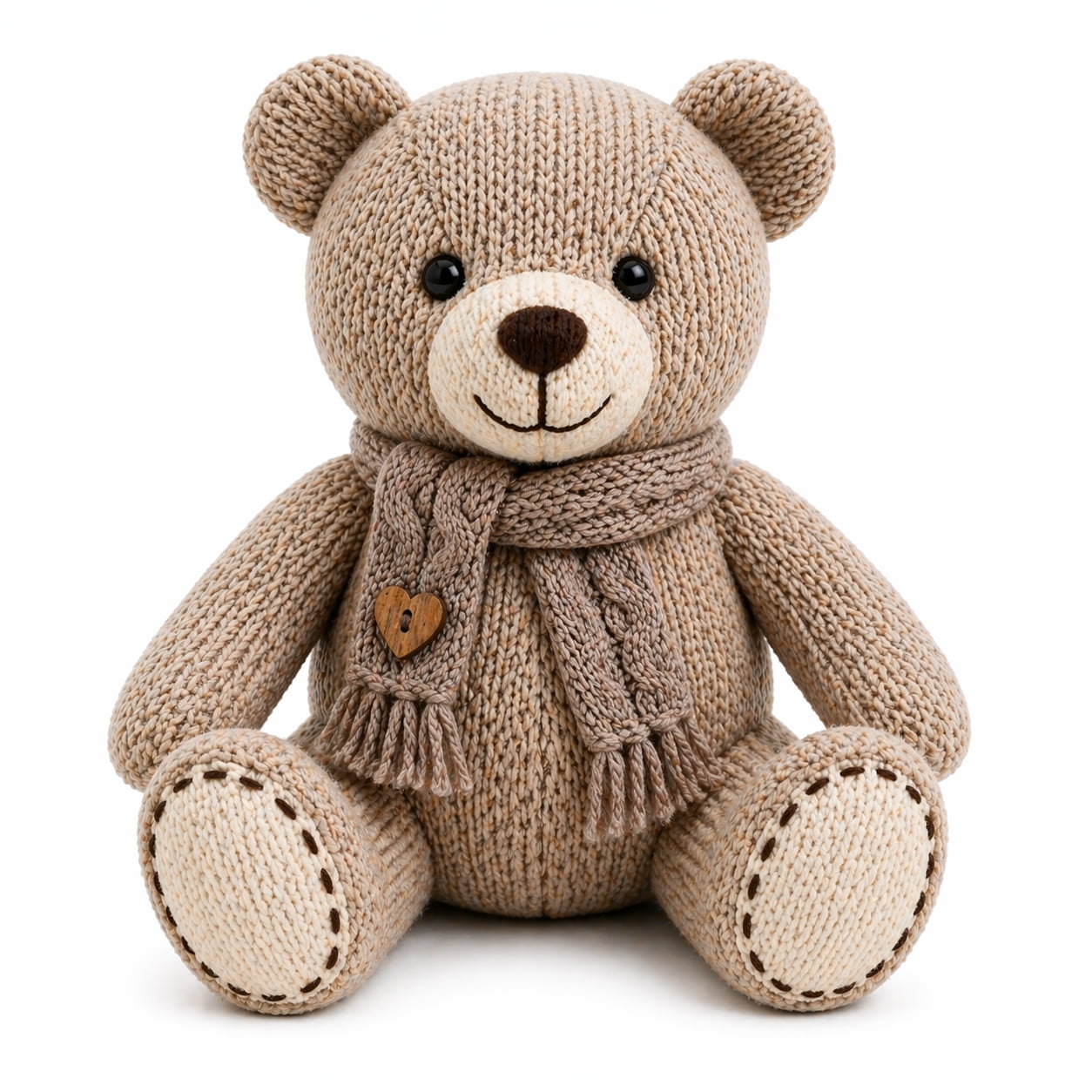 Handcrafted Knit Cozy Teddy (40cm)