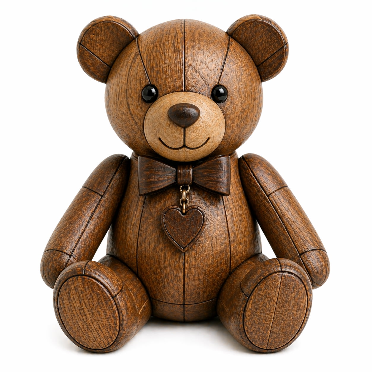 Artisan Wooden Heritage Teddy (40cm)