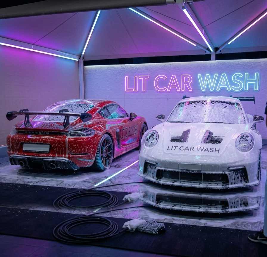 - abu dubai LIT CAR WASH