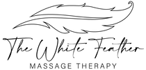 The White Feather Massage Therapy logo