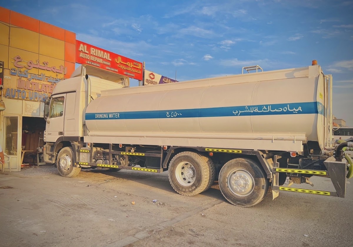 Urjent water supply tanker