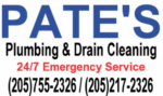 Pate's Plumbing Sewer and Drain Cleaning logo