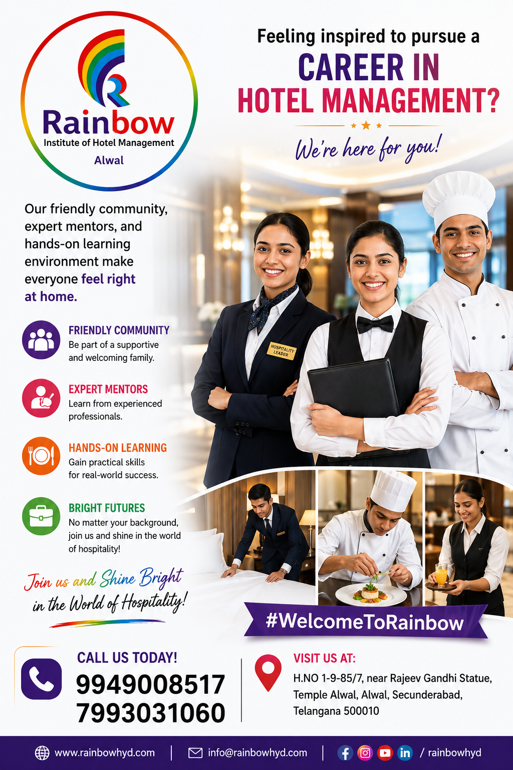Rainbow Institute Of Hotel Management Hyderabad photo 1